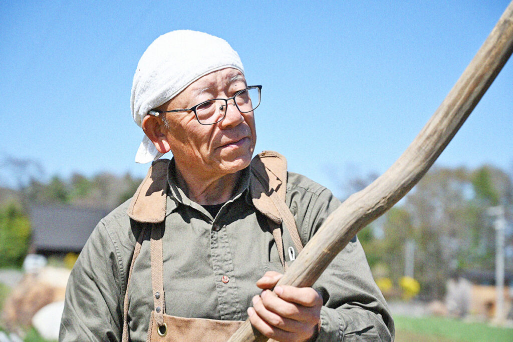 材料を選んでいる画像